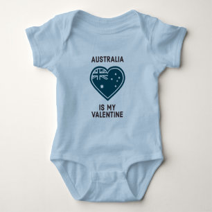 Body Para Bebê A Austrália é meu Namorados