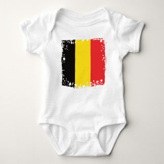 Body Para Bebê A bandeira de Bélgica, belga colore a roupa do