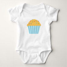 A baunilha polvilha o cupcake Babyware