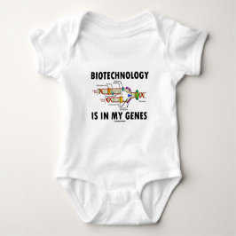 Body Para Bebê A biotecnologia está em meus genes (a réplica do