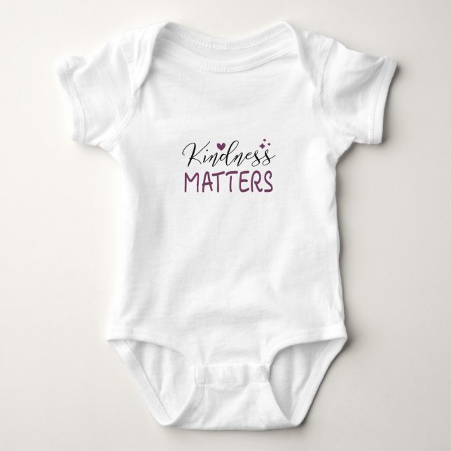 Body Para Bebê A bondade importa (Frente)