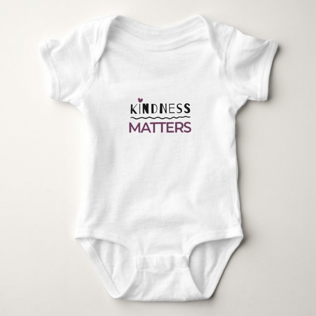 Body Para Bebê A bondade importa (Frente)
