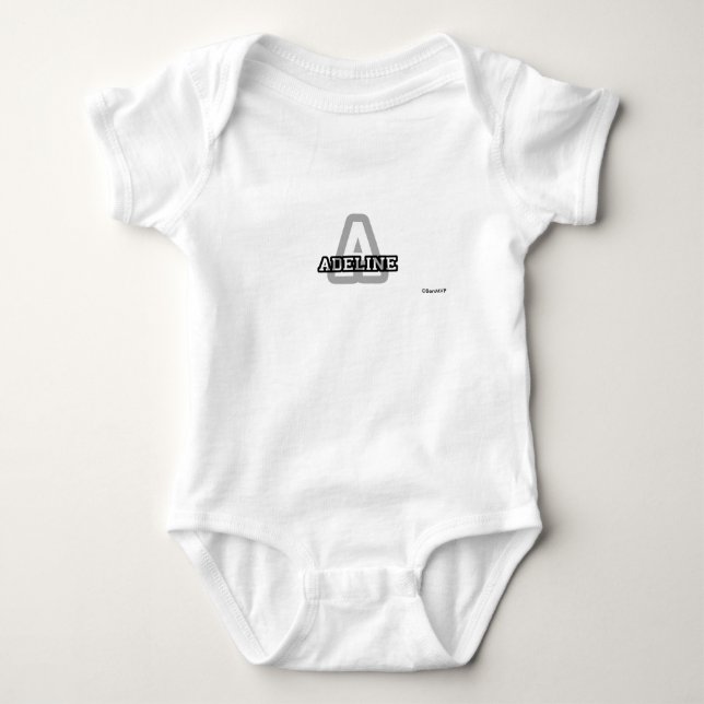 Body Para Bebê A é para Adeline (Frente)