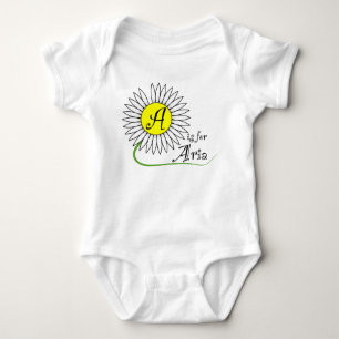 Body Para Bebê A é para Aria Daisy