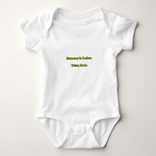 Body Para Bebê A economia é união quebrada feita o GIF de Zazzle