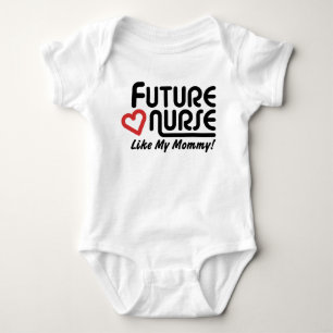 Body Para Bebê A enfermeira futura gosta de minhas mamães