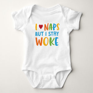 Body Para Bebê A estada acordou o Bodysuit infantil uma parte
