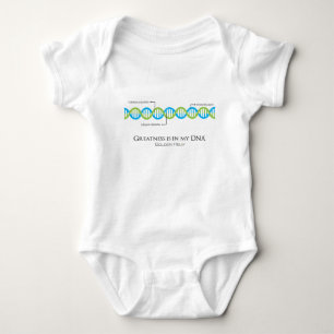 Body Para Bebê A grandeza está em meu ADN