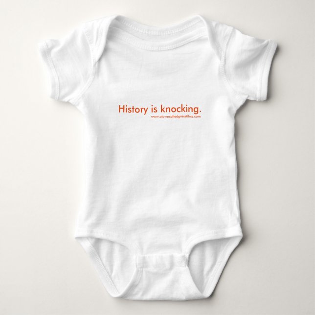 Body Para Bebê A história está batendo o bebê (Frente)