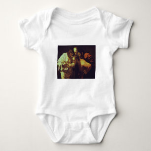 Body Para Bebê A Incredulidade do Santo Thomas por Caravaggio