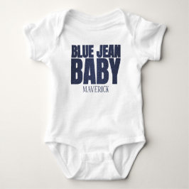 Body Para Bebê A Little Blue Jean Baby Denim Boy Baby