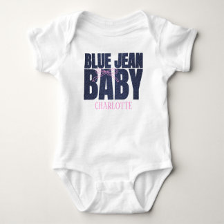 Body Para Bebê A Little Blue Jean Baby Denim Girl Baby