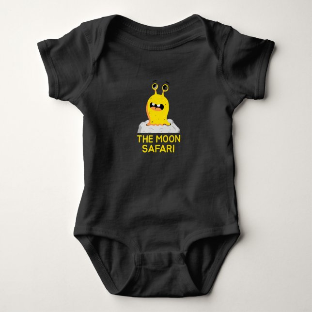 Body Para Bebê A Lua Safari Alien Cartoon Espaço Fofo (Frente)