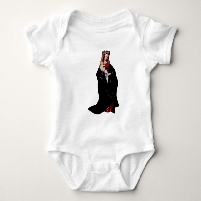 Body Para Bebê A Madonna na Igreja de Jan van Eyck (Frente)