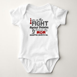 Body Para Bebê A mamã significa-me o mundo diabetes