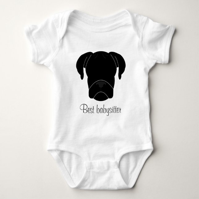 Body Para Bebê A melhor baby-sitter (Frente)