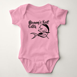 Body Para Bebê A melhor captura da mamã - Bodysuit da pesca de