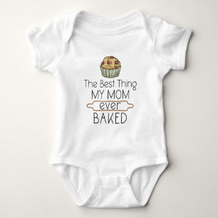 Body Para Bebê A Melhor Coisa que Minha Mãe Já Fez - Cute Baker