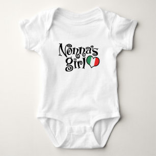 Body Para Bebê A menina de Nonna