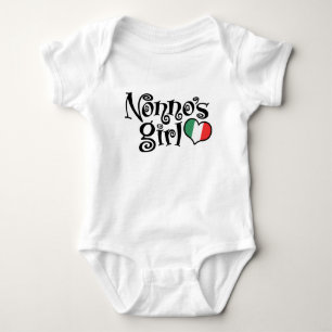 Body Para Bebê A menina de Nonno