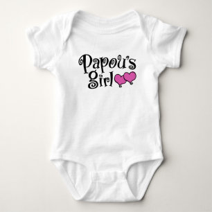 Body Para Bebê A menina de Papou