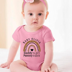 Body Para Bebê A Menina do Papai O Mundo da Mamãe Mamãe