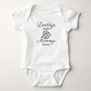 Body Para Bebê A menininha do papai, o mundo inteiro da mamãe