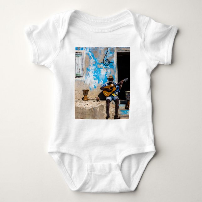 Body Para Bebê A música é o remédio da mente (Frente)