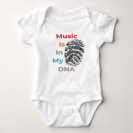 Body Para Bebê A Música Está No Meu DNA Bebê Roupa