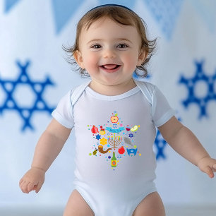 Body Para Bebê 🍯 🍎 🐟 A Primeira Rosh Hashanah do Bebê
