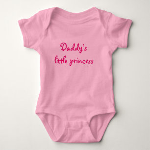 Body Para Bebê A princesa pequena do pai