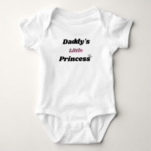 Body Para Bebê A princesa pequena do pai