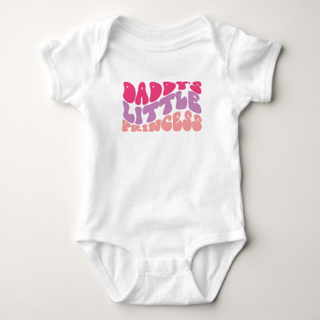 Body Para Bebê A Princesinha do Papai (Frente)
