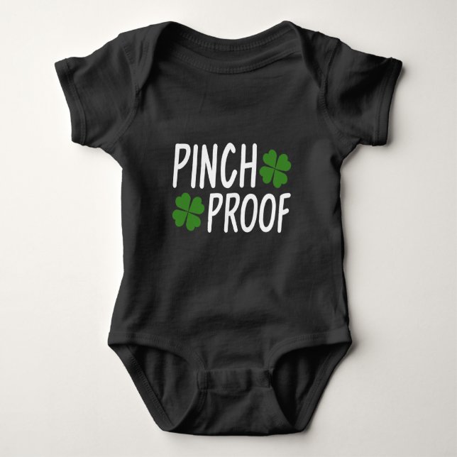 Body Para Bebê à Prova de Pinçamento (Frente)