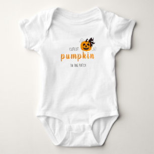 Body Para Bebê A Pumpkin Mais Bonita Do Banheiro O Laranja-Lanter