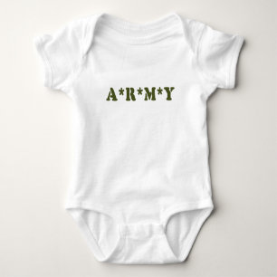 BODY PARA BEBÊ A*R*M*Y