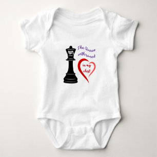 Body Para Bebê A Rainha do Meu Coração
