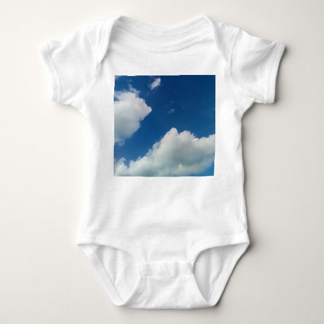 Body Para Bebê A softness to the clouds (Frente)