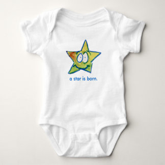 Body Para Bebê "A Star é Nascer" Bebê Jersey Bodycase