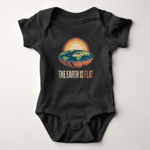 Body Para Bebê A Terra É Uma Teoria Humorosa Flagrante