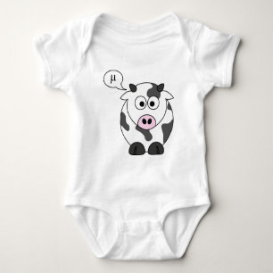Body Para Bebê A vaca diz o μ