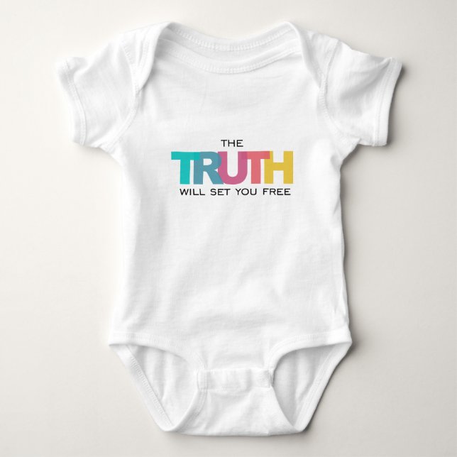 Body Para Bebê A Verdade te libertará (Frente)