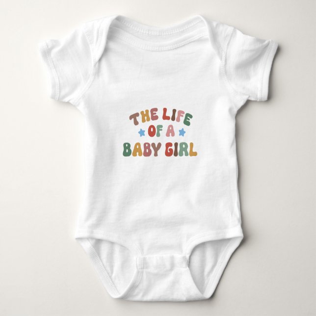 Body Para Bebê A Vida de uma Menina Bebê (Frente)