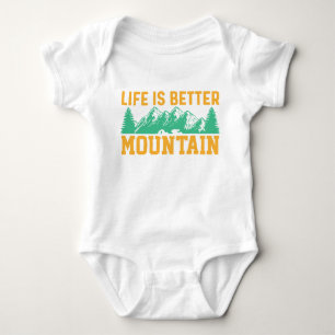 Body Para Bebê A vida é melhor na natureza