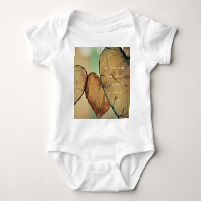 Body Para Bebê A Voz Dos Seus Sussurros Para A Minha Alma (Frente)