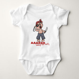 Body Para Bebê aargh, mude-me montante