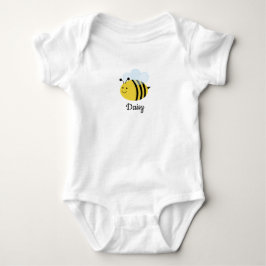 Body Para Bebê Abeja Melífera Personalizada