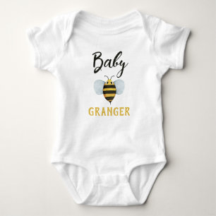 Body Para Bebê Abelha do bebê personalizada