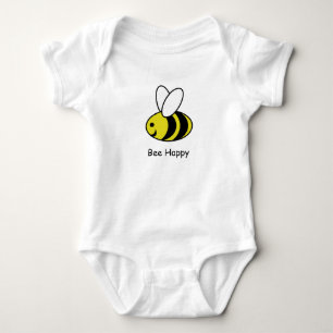 Body Para Bebê Abelha feliz
