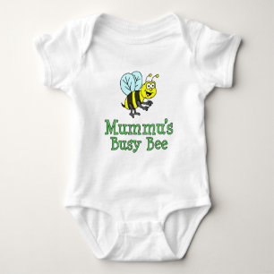 Body Para Bebê Abelha Ocupada de Mummu